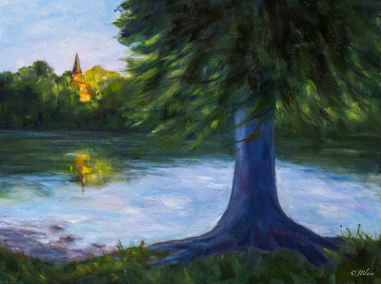 Vue sur l'île