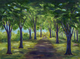 Sous les arbres