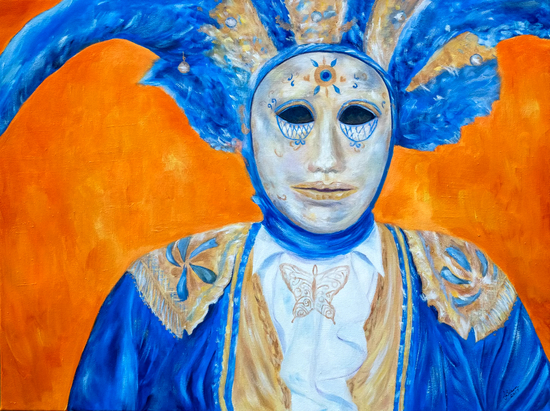 L'homme en bleu